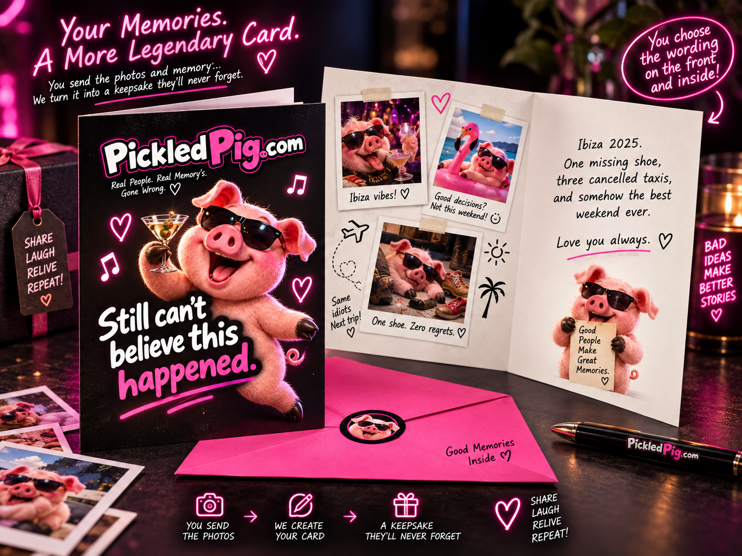 PikledPig card concept